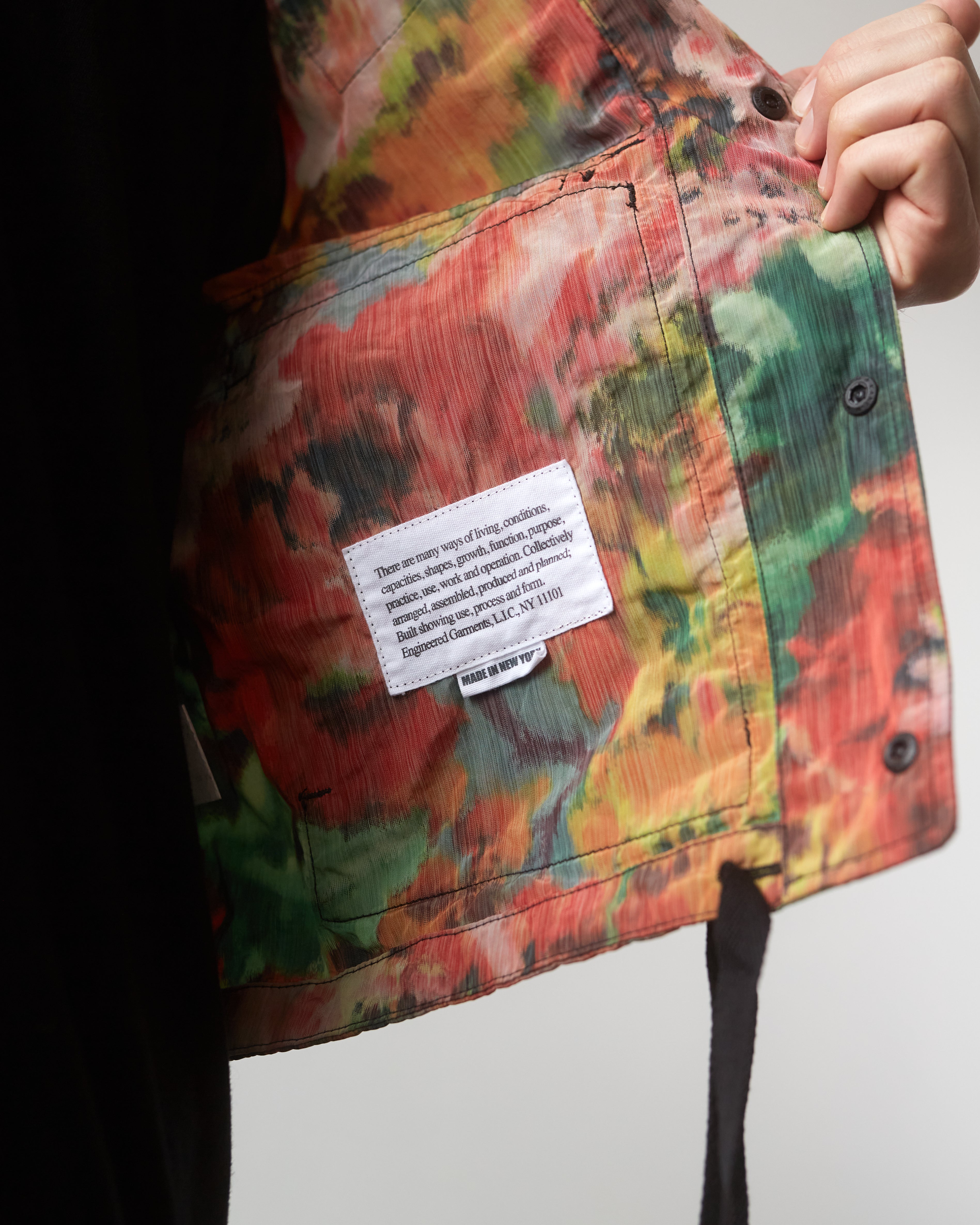 Engineered Garments Field Vest, Muli Color – Glasswing