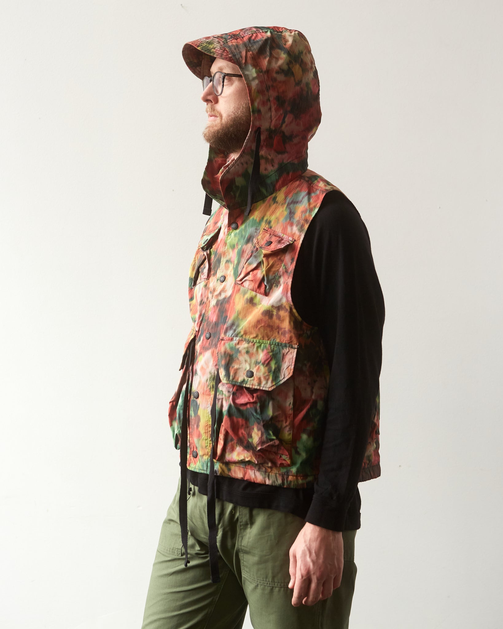 Engineered Garments Field Vest, Muli Color | Glasswing