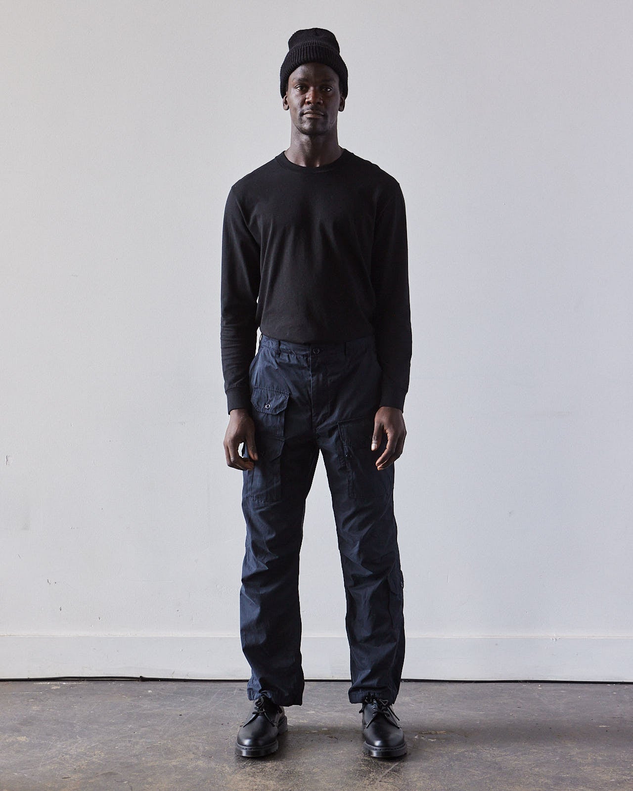 Engineered Garments Flight Pant, Dk Navy Coated Cloth – Glasswing