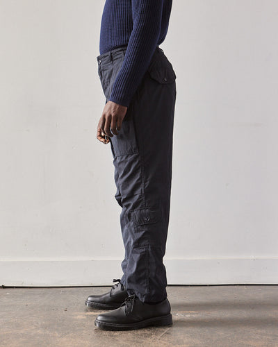 Engineered Garments Flight Pant, Dk Navy Coated Cloth