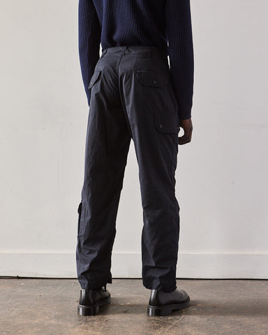 Engineered Garments Flight Pant, Dk Navy Coated Cloth