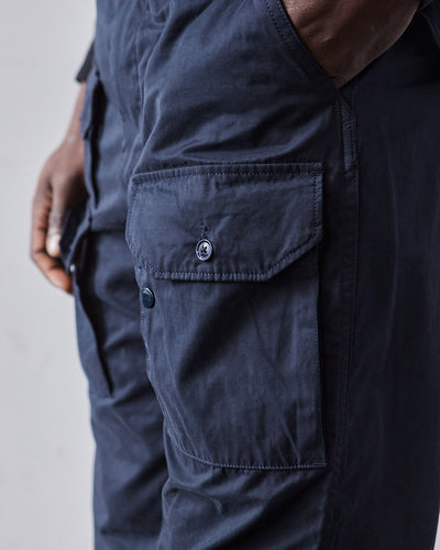 Engineered Garments Flight Pant, Dk Navy Coated Cloth