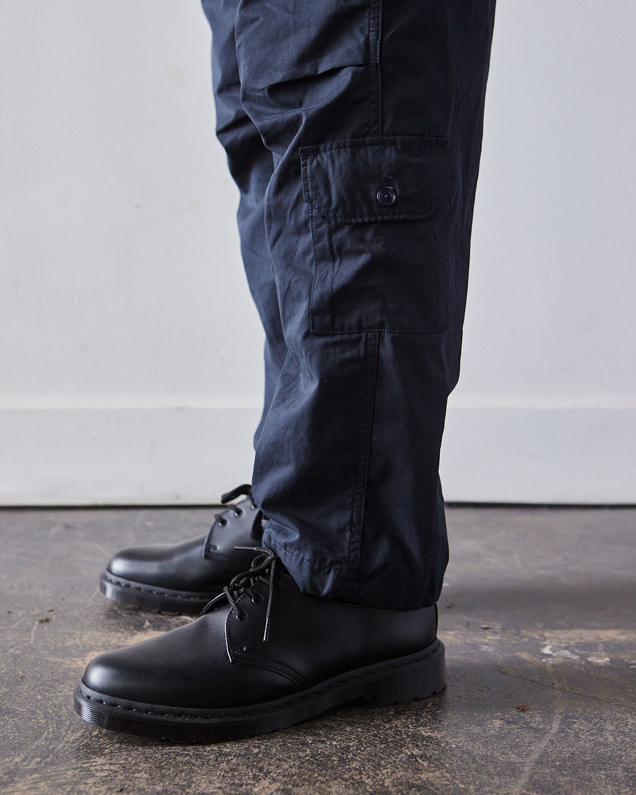 Engineered Garments Flight Pant, Dk Navy Coated Cloth – Glasswing