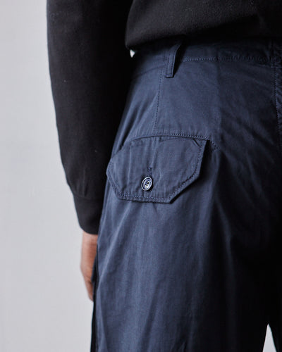 Engineered Garments Flight Pant, Dk Navy Coated Cloth