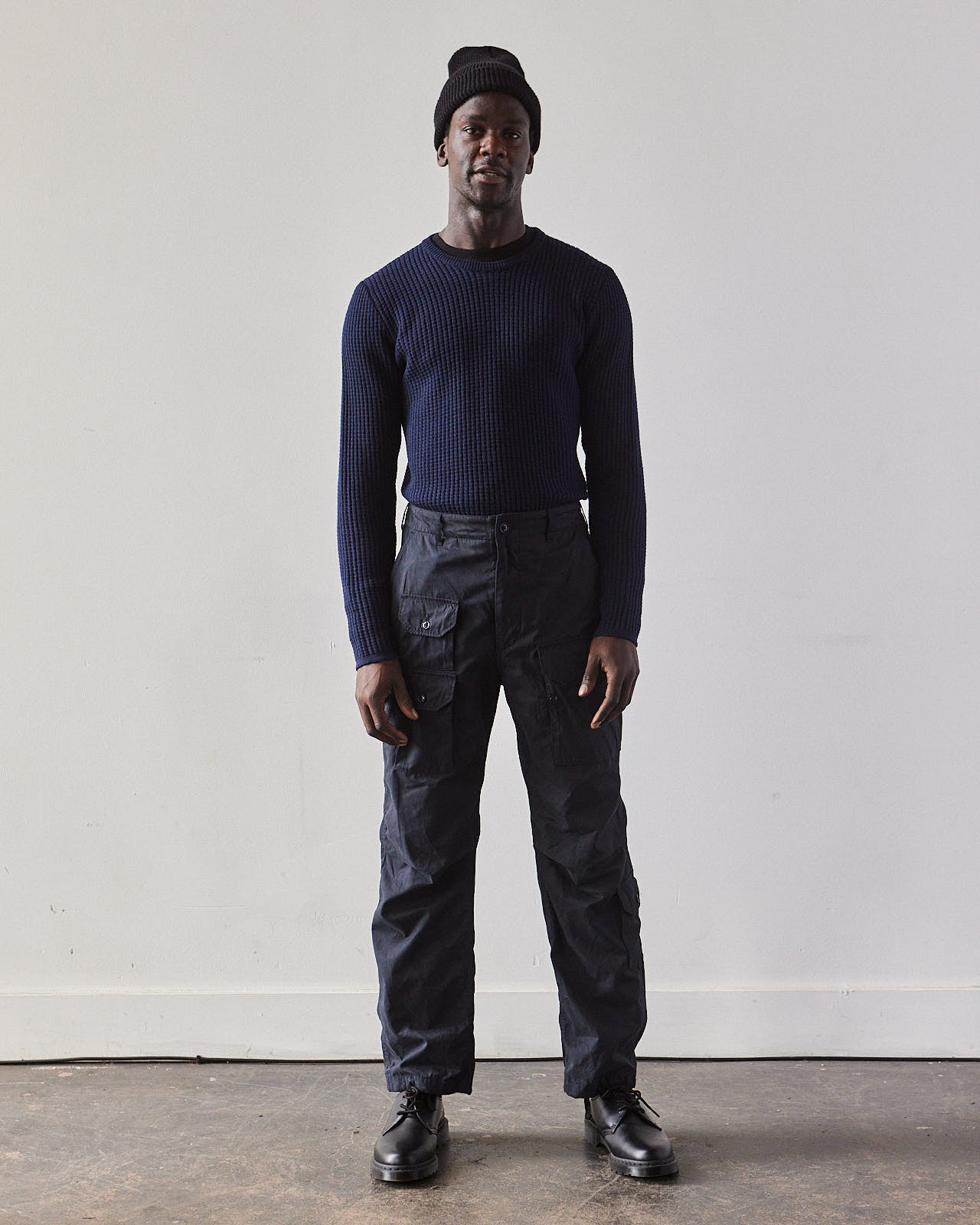 Engineered Garments Flight Pant, Dk Navy Coated Cloth – Glasswing