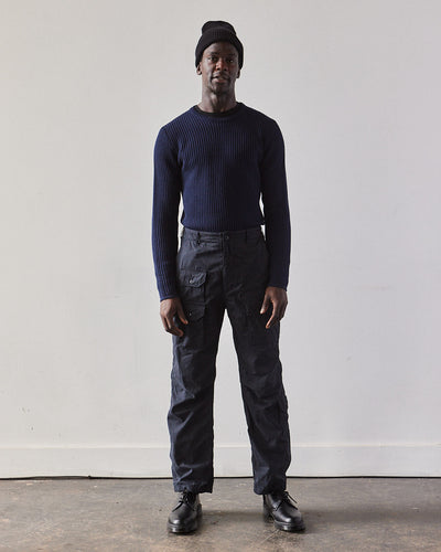 Engineered Garments Flight Pant, Dk Navy Coated Cloth