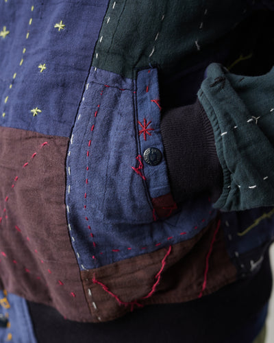 Engineered Garments Handstitch Aviator Jacket, Navy
