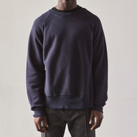 Engineered Garments Heavy Fleece Raglan Crew, Navy