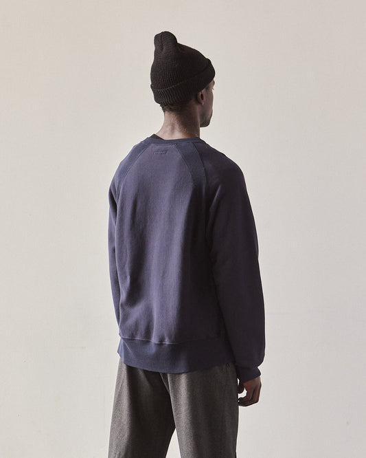 Engineered Garments Heavy Fleece Raglan Crew, Navy