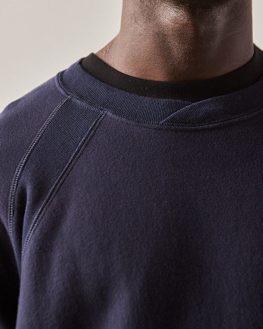 Engineered Garments Heavy Fleece Raglan Crew, Navy