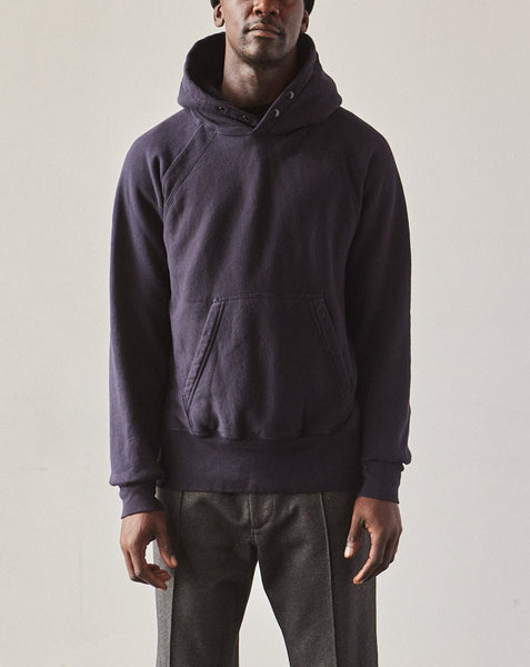 Engineered Garments Heavy Fleece Raglan Hoodie, Navy