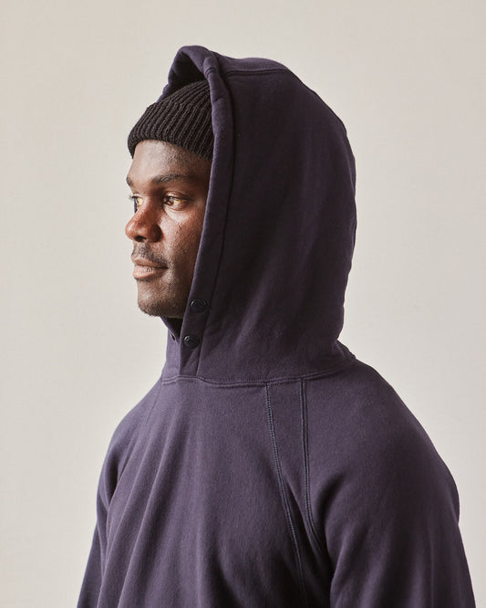 Engineered Garments Heavy Fleece Raglan Hoodie, Navy