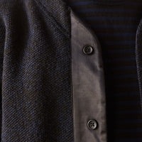 Engineered Garments Knit Cardigan Jacket, Navy/Black
