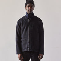 Engineered Garments Knit Cardigan Jacket, Navy/Black