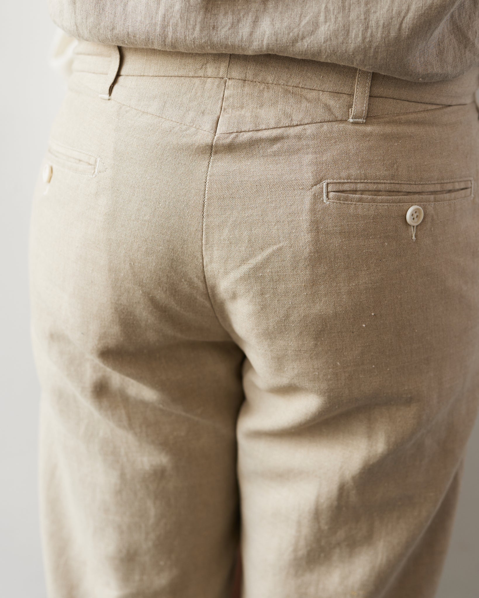 Engineered Garments Linen Andover Pant, Natural | Glasswing