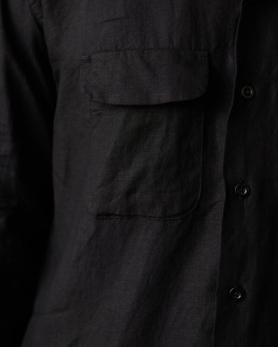 Engineered Garments Linen Classic Shirt, Black