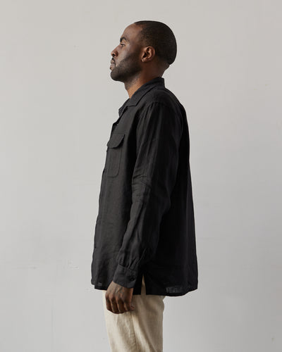 Engineered Garments Linen Classic Shirt, Black