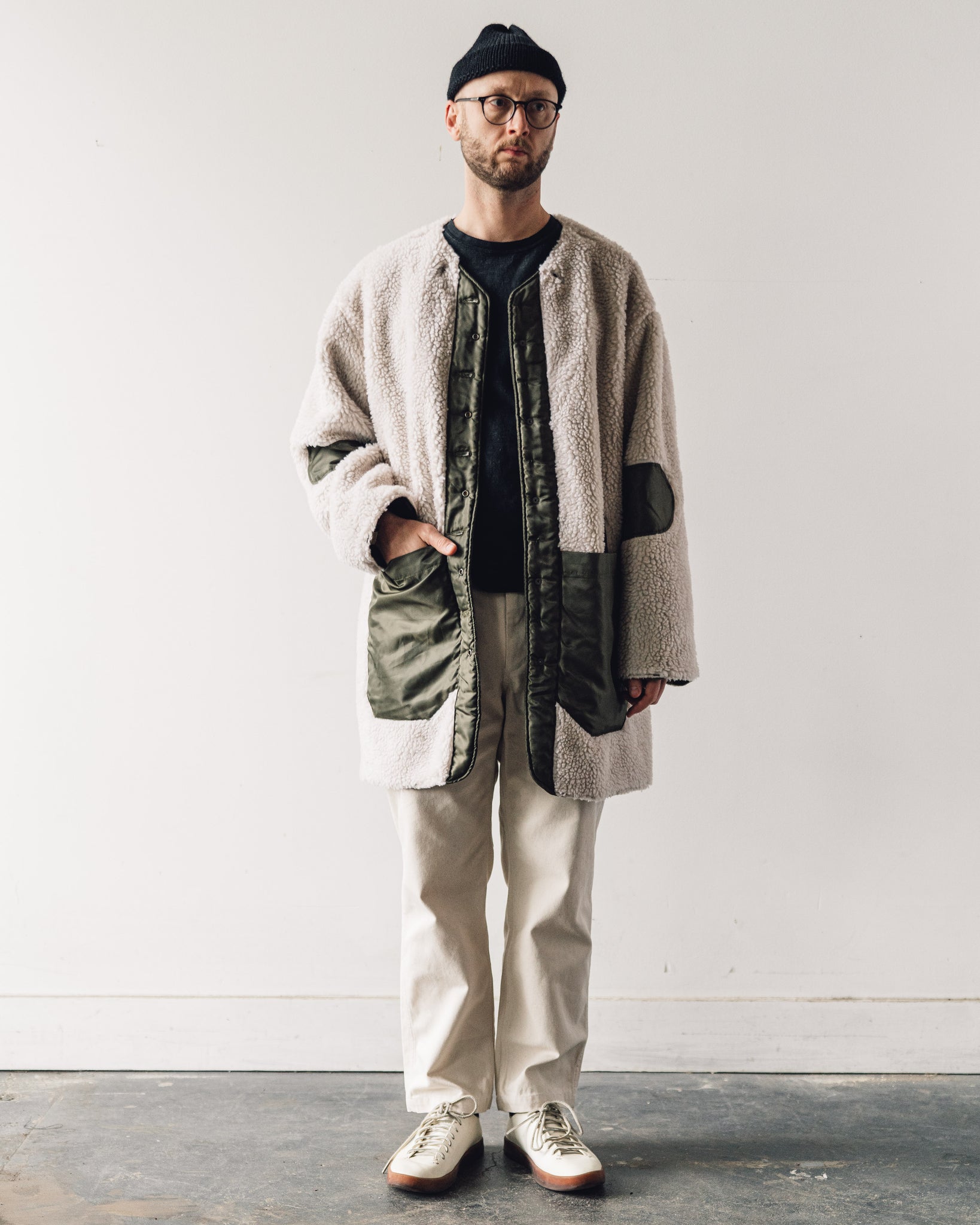 Engineered Garments Liner Jacket, Olive | Glasswing