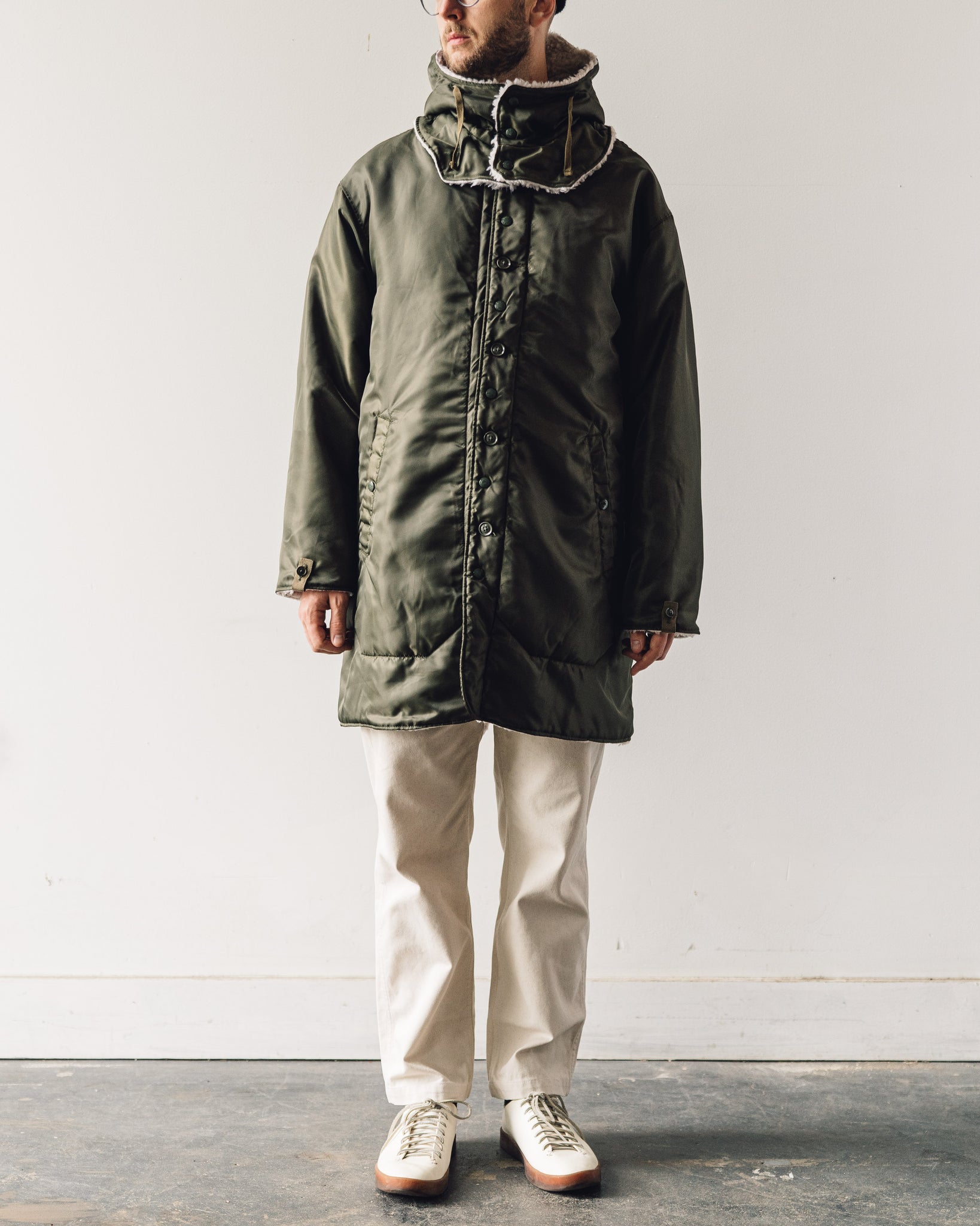 Engineered Garments Liner Jacket, Olive | Glasswing