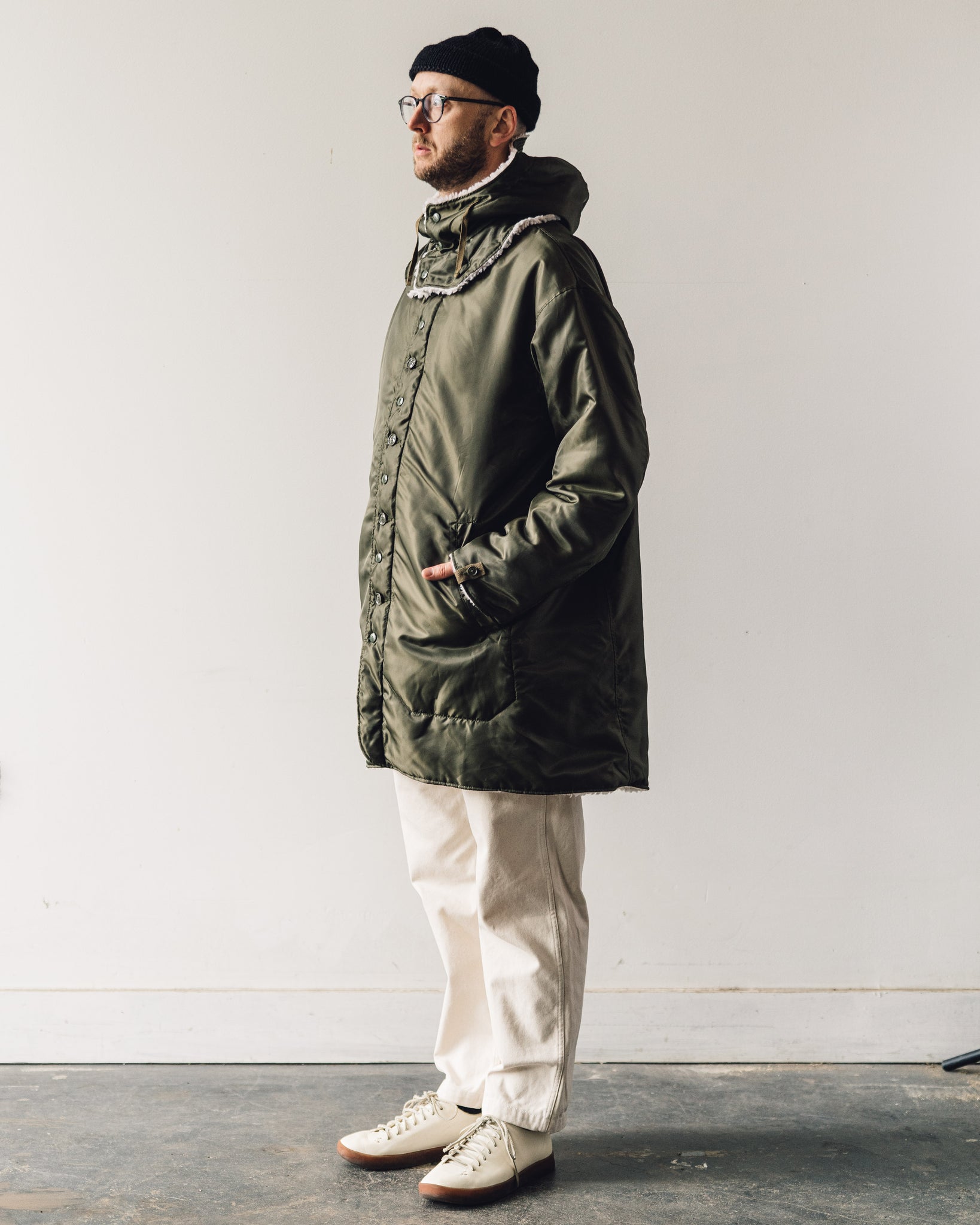 Engineered Garments Liner Jacket, Olive | Glasswing