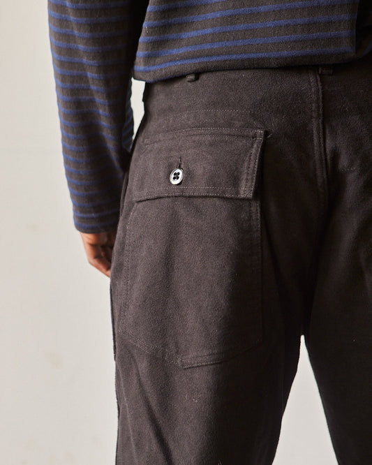 Engineered Garments Moleskin Fatigue Pant, Black