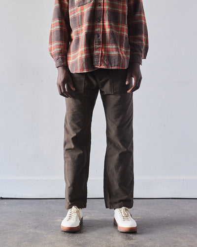Engineered Garments Moleskin Fatigue Pant, Olive