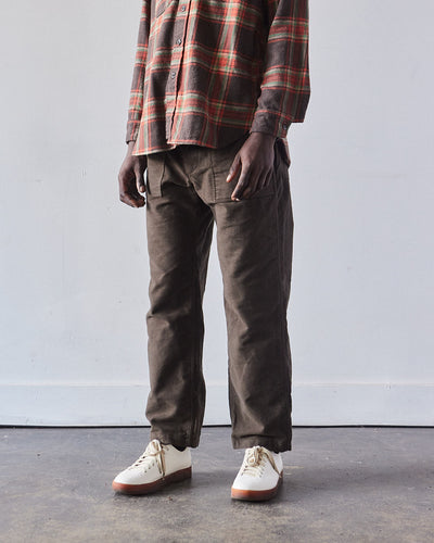 Engineered Garments Moleskin Fatigue Pant, Olive