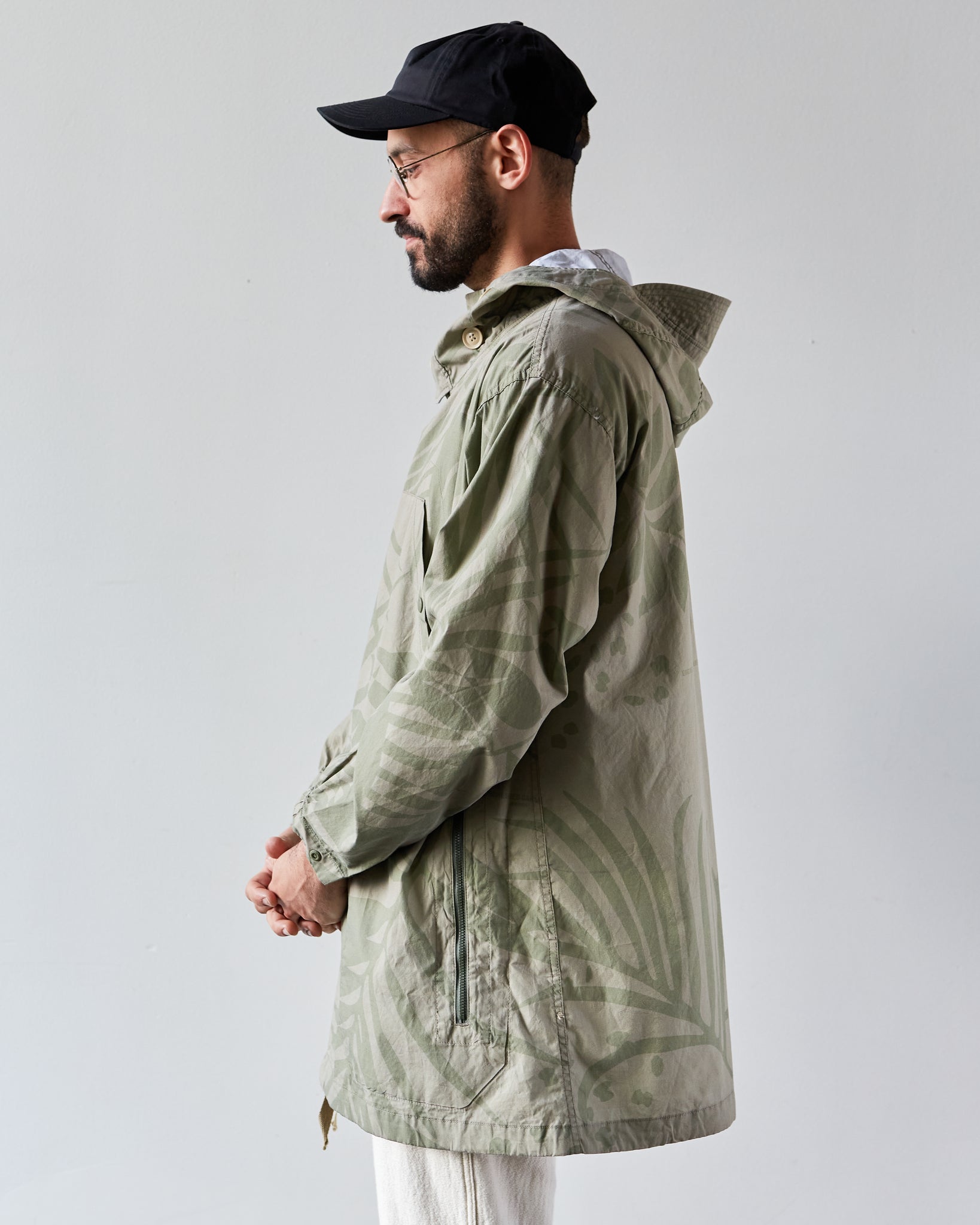 Engineered Garments Over Parka, Khaki/Olive | Glasswing