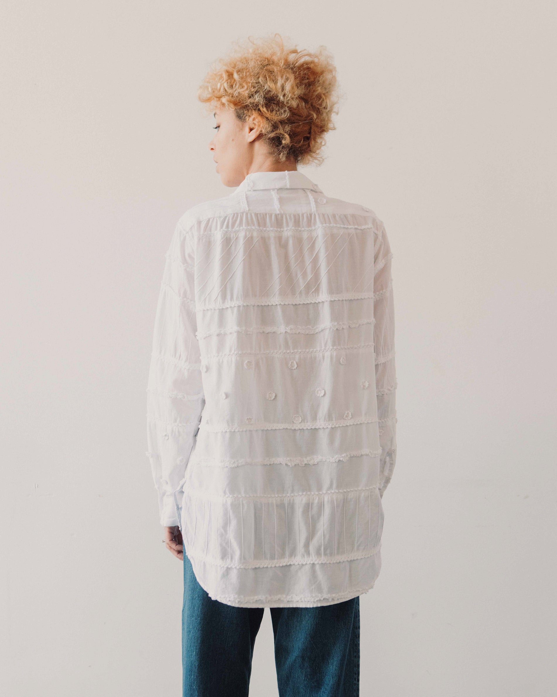 トップス Engineered Garments Open collar shirt Engineered Garments open collar Short Sleeve Shirts cotton