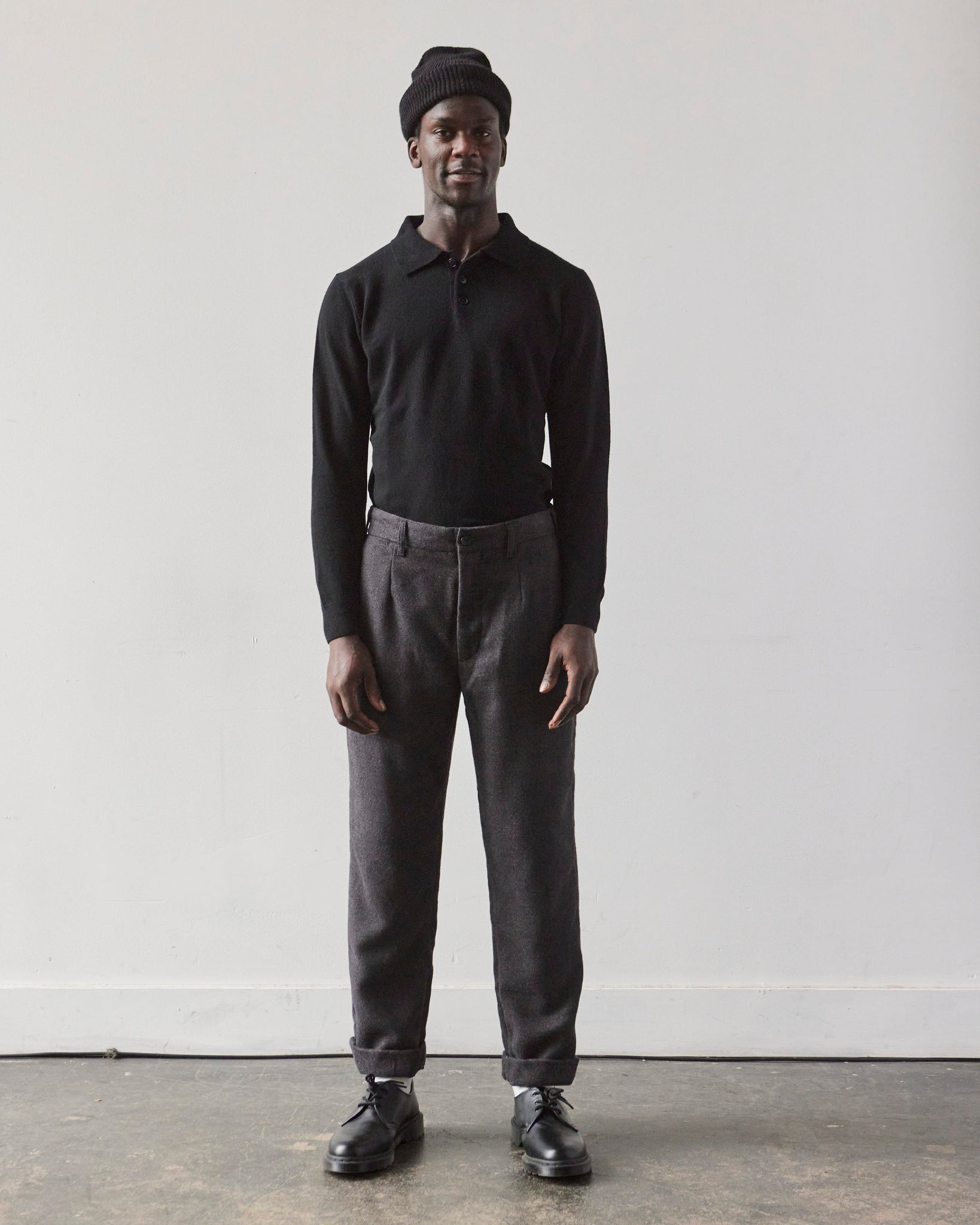 Engineered Garments Polyester Serge Andover Pant, Charcoal