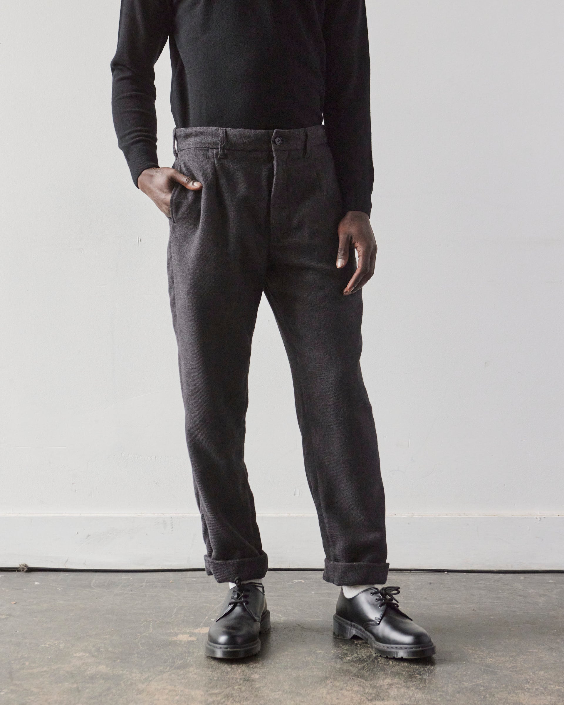 Engineered Garments Polyester Serge Andover Pant, Charcoal – Glasswing 