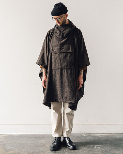 Engineered Garments Poncho, Brown