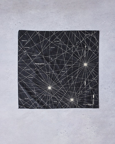 Engineered Garments Printed Bandana, Black