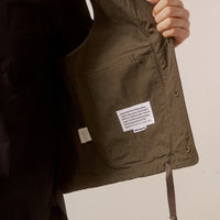 Engineered Garments Ripstop Field Vest, Olive