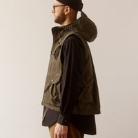 Engineered Garments Ripstop Field Vest, Olive