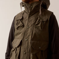 Engineered Garments Ripstop Field Vest, Olive