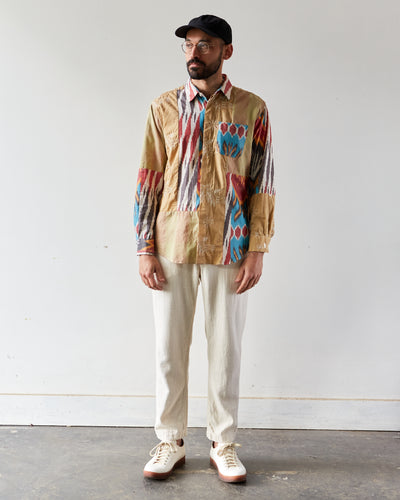 Engineered Garments Short Collar Shirt, Multi Color