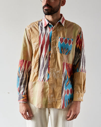 Engineered Garments Short Collar Shirt, Multi Color