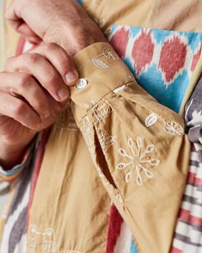 Engineered Garments Short Collar Shirt, Multi Color