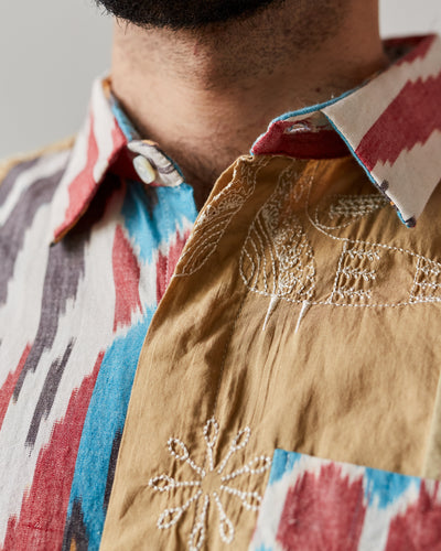 Engineered Garments Short Collar Shirt, Multi Color