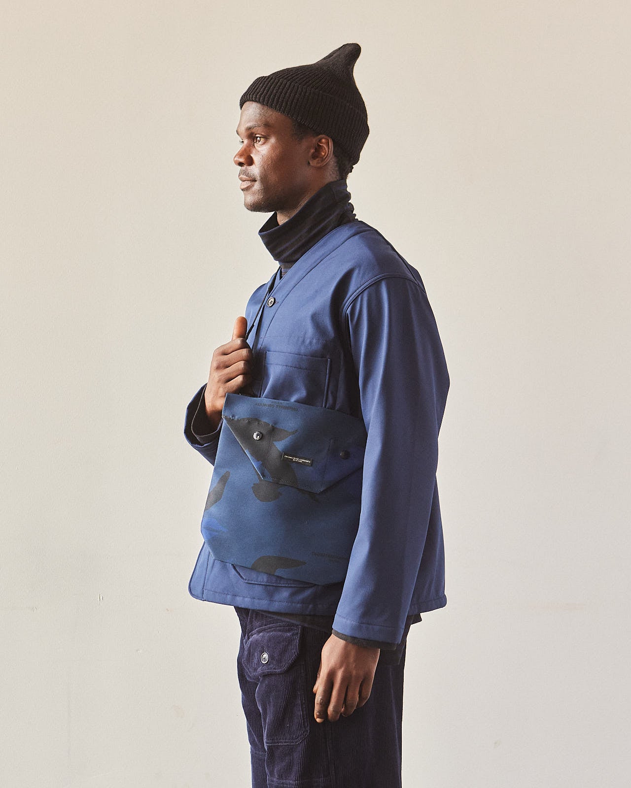 Engineered Garments｜TOTEBAGS (Shoulder Pouch - Dk Navy Engineered Garments Shoulder Pouch Dark Navy PC Coated Cloth
