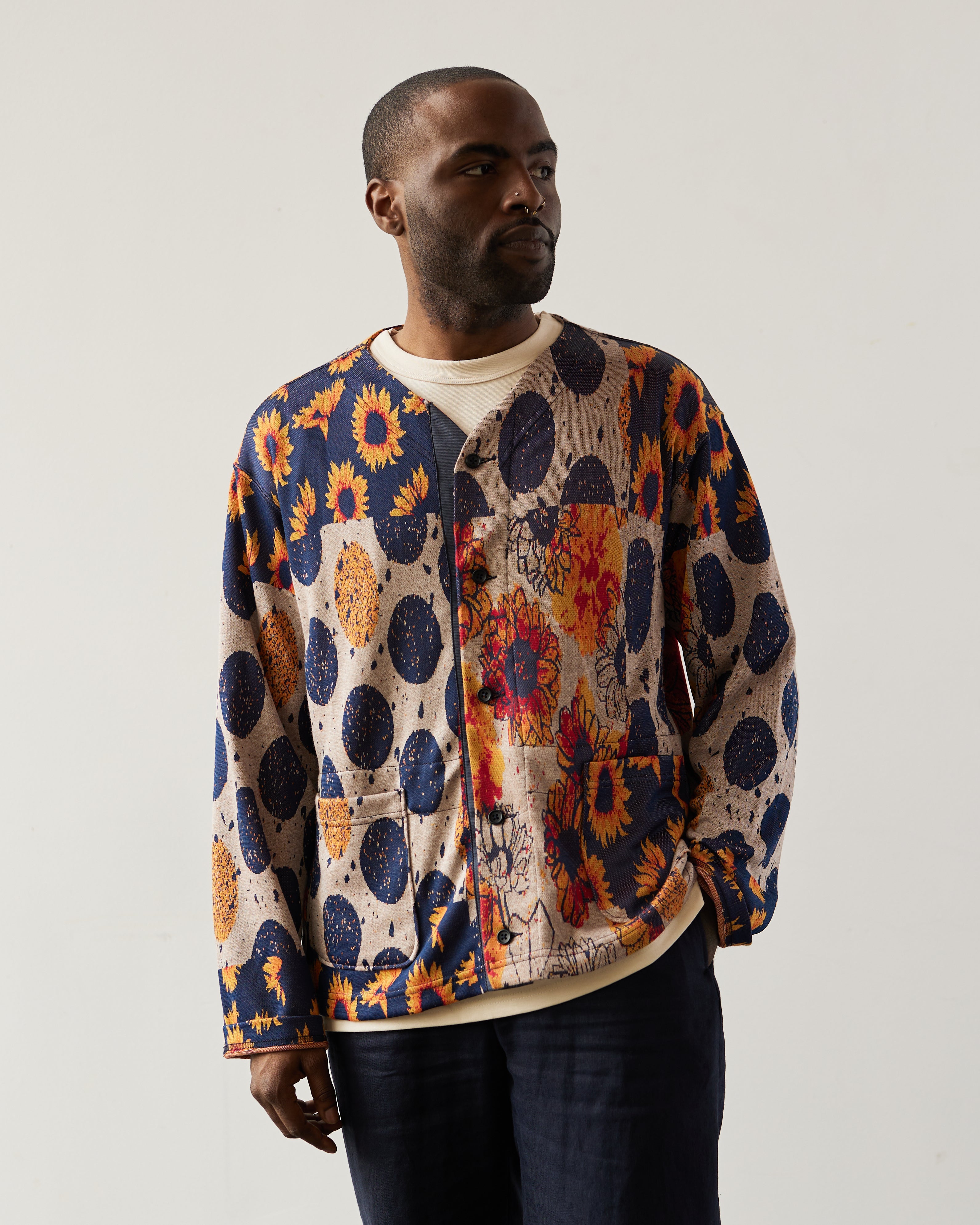 Engineered Garments Creweck Cardigan Limited-edition Engineered Garments X J.Crew Alpaca-blend