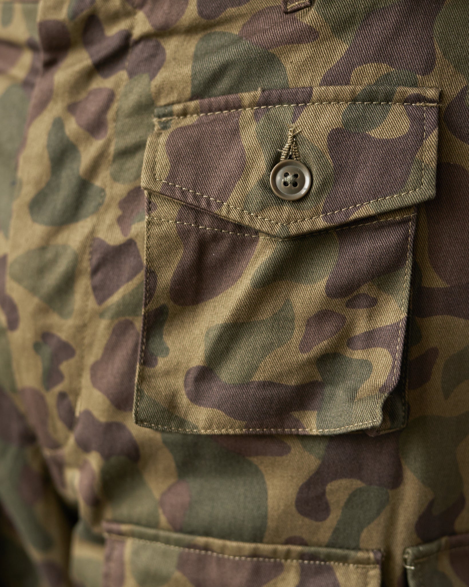 Engineered Garments Twill FA Pant, Camo | Glasswing