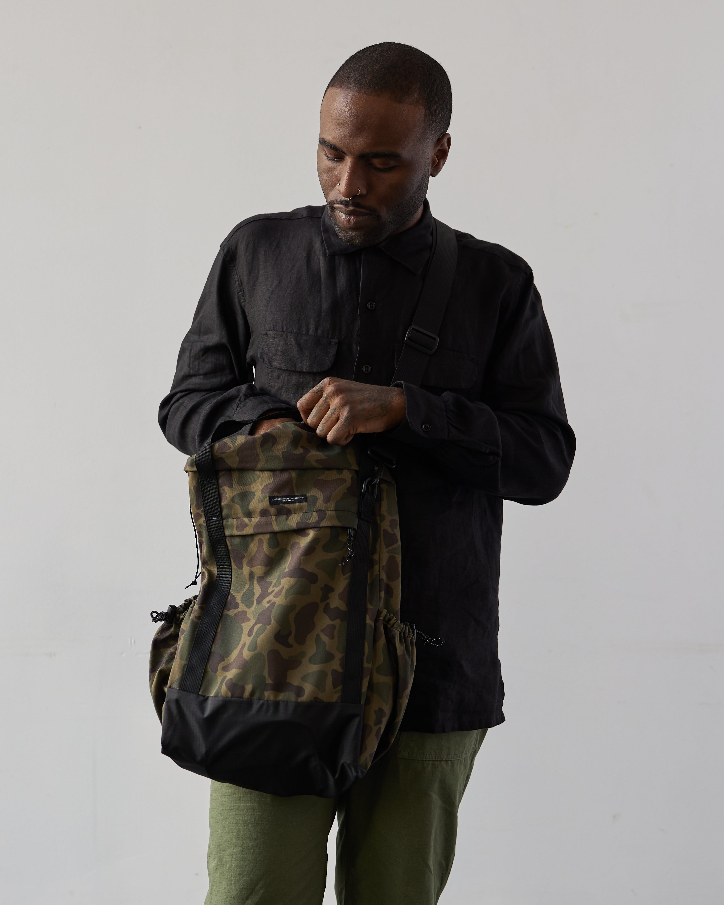 Engineered Garments UL 3-Way Bag, Camo – Glasswing