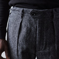 Engineered Garments Wool Carlyle Pant, Grey Herringbone