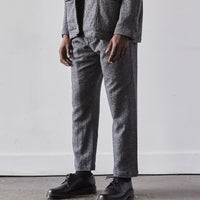 Engineered Garments Wool Carlyle Pant, Grey Herringbone