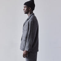 Engineered Garments Wool Loiter Jacket, Grey Herringbone