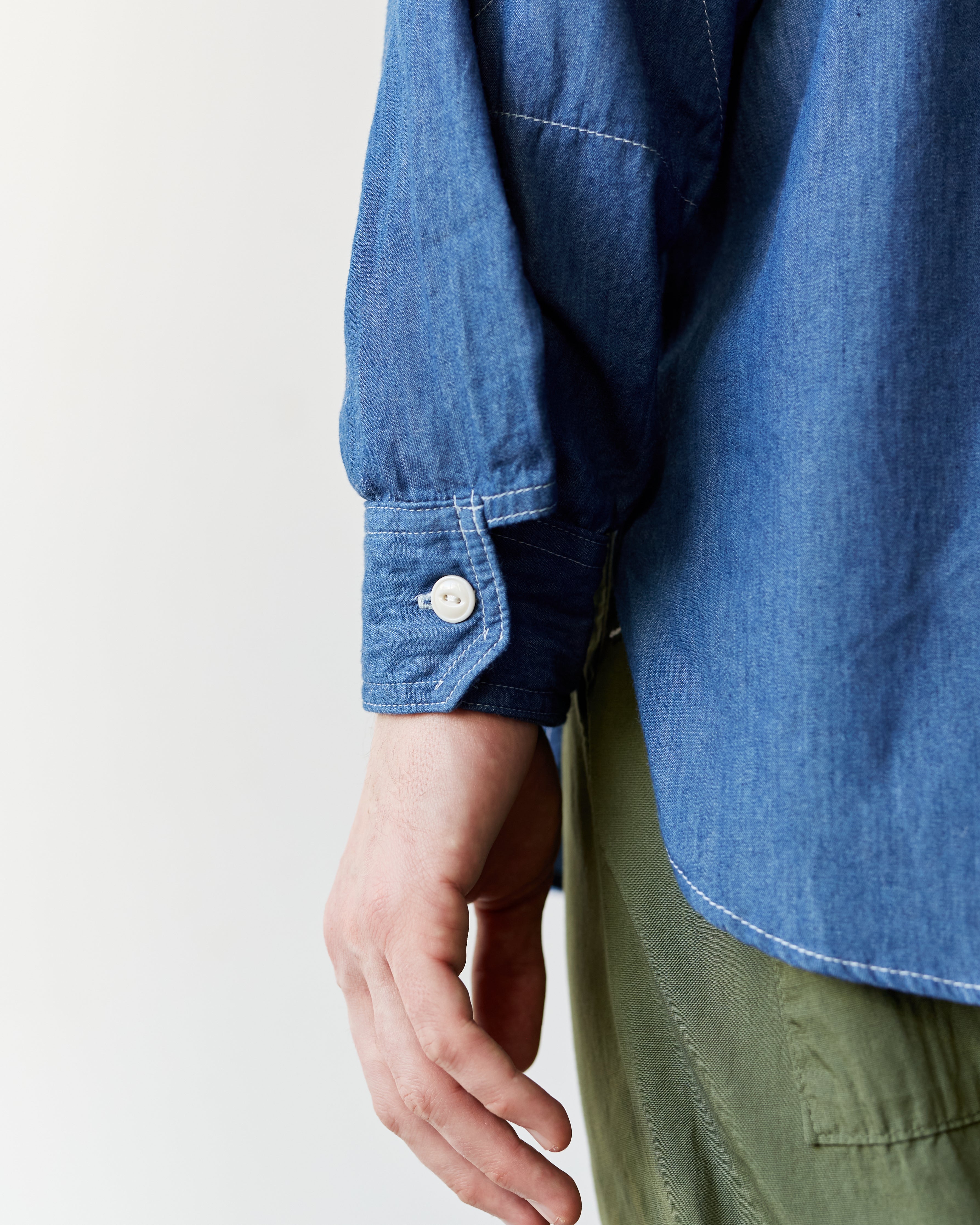Engineered Garments Work Shirt, Blue – Glasswing