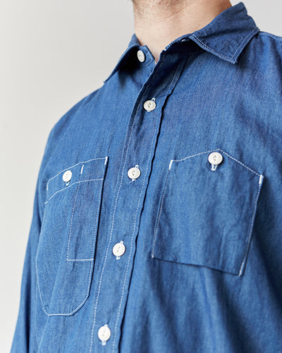 Engineered Garments Work Shirt, Blue