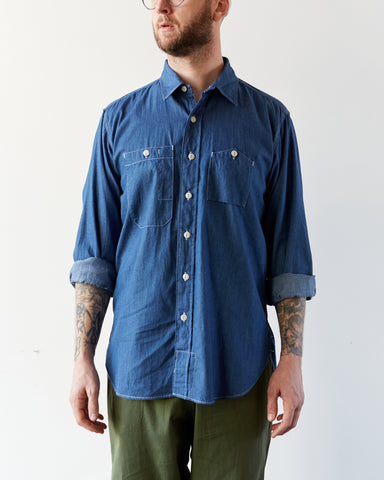 Engineered Garments Work Shirt, Blue